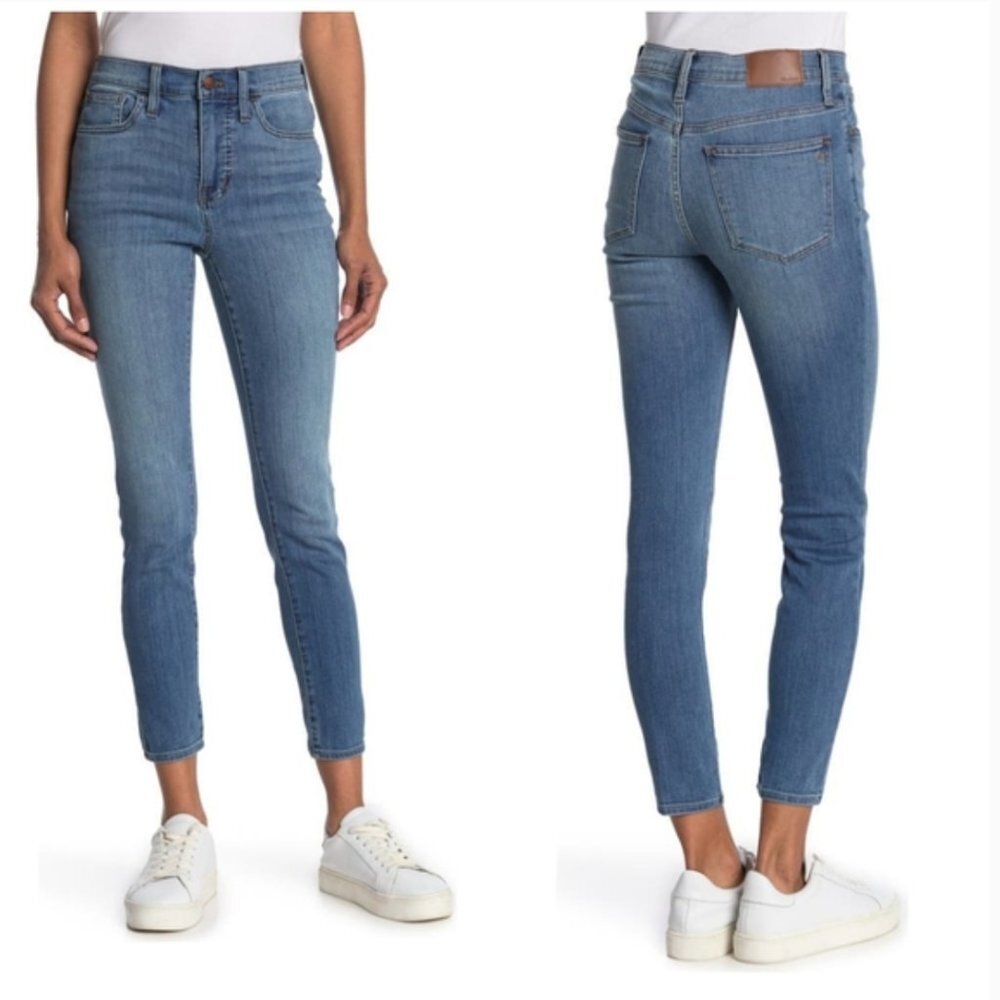 Madewell 9” Mid Rise Skinny Jeans